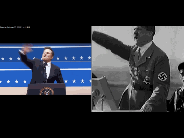 February 2025  Nazis/Musk take control